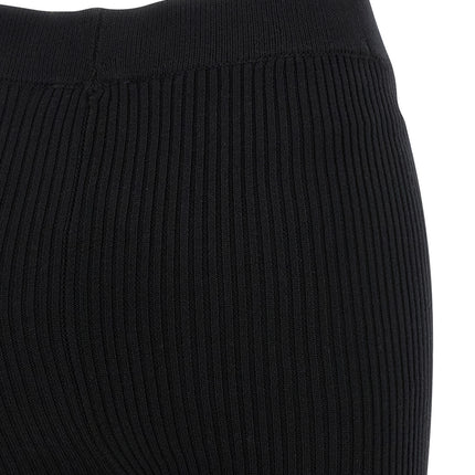 Ganni Black Organic Cotton Casual Pants