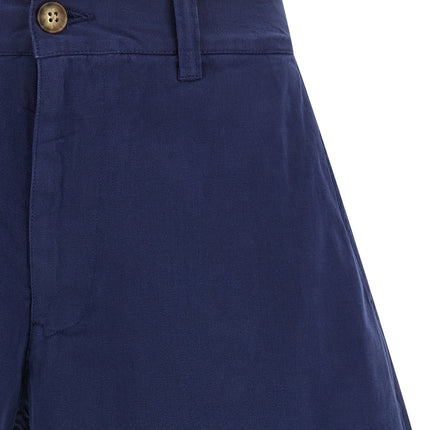 Polo Ralph Lauren Blue Cotton Bermuda Shorts