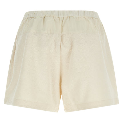 Moncler White Polyester Bermuda Shorts