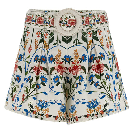 FARM RIO Multicolor Cotton Bermuda Shorts