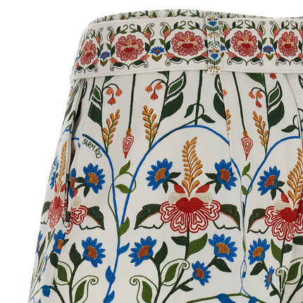FARM RIO Multicolor Cotton Bermuda Shorts