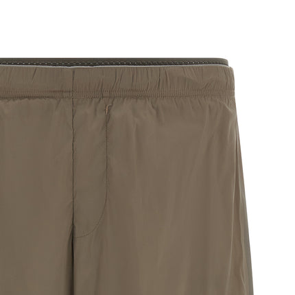 SATISFY Brown Nylon Bermuda Shorts