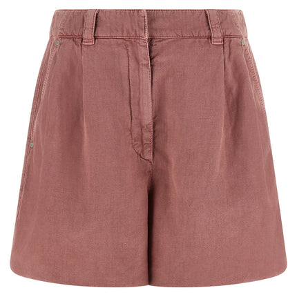 Brunello Cucinelli Multicolor Cotton Bermuda Shorts