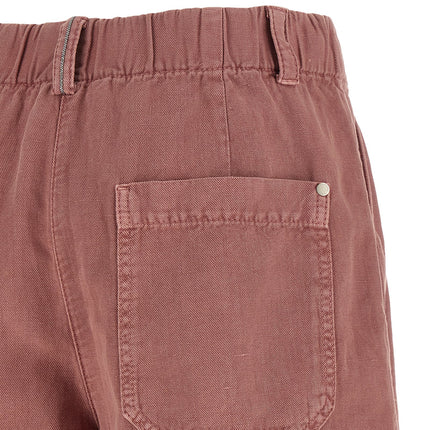 Brunello Cucinelli Multicolor Cotton Bermuda Shorts