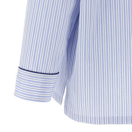 Dolce & Gabbana Blue Cotton Blouse