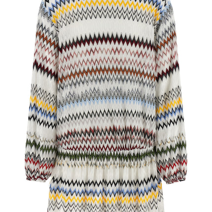 Missoni White Viscose Short Dress