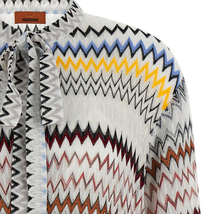 Missoni White Viscose Short Dress