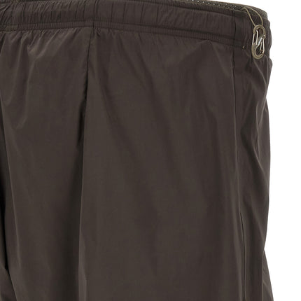 SATISFY Gray Nylon Bermuda Shorts