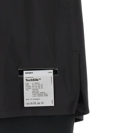 SATISFY Black Nylon Bermuda Shorts