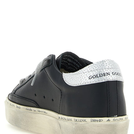 Golden Goose Black Cowhide Chunky Sneakers
