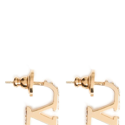 Valentino Garavani Gold Brass Earrings