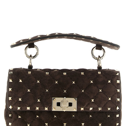 Valentino Garavani Brown Calfskin Shoulder Bag