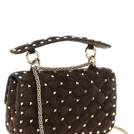 Valentino Garavani Brown Calfskin Shoulder Bag