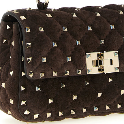 Valentino Garavani Brown Calfskin Shoulder Bag