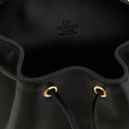 Valentino Garavani Black Lamb Leather Crossbody Bag