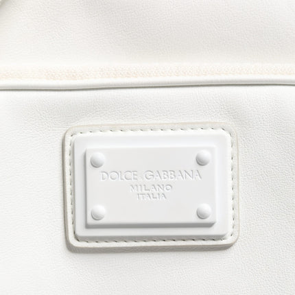 Dolce & Gabbana White Logo Plaque Crossbody Shoulder Borse Men Bag