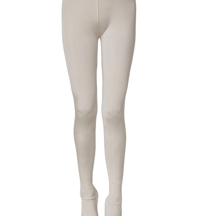 Dolce & Gabbana White High Heels Pumps Jersey Tights Shoes
