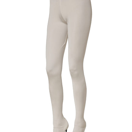 Dolce & Gabbana White High Heels Pumps Jersey Tights Shoes