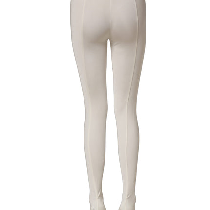 Dolce & Gabbana White High Heels Pumps Jersey Tights Shoes