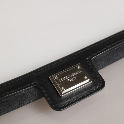 Dolce & Gabbana Transparent PVC Clutch Pouch Purse Branded Logo Plaque Bag