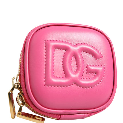 Dolce & Gabbana Pink Calf Leather DG Logo MULTIFUNCTIONAL KIT Borse Bag