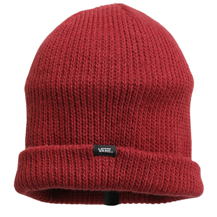 Vans Women Bordeaux Wool Knitted Winter Beanie Capello Hat