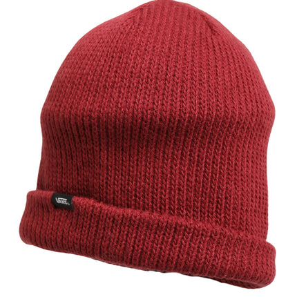 Vans Women Bordeaux Wool Knitted Winter Beanie Capello Hat