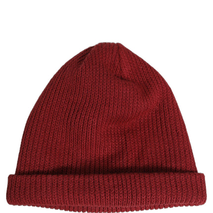 Vans Women Bordeaux Wool Knitted Winter Beanie Capello Hat