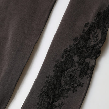 Dolce & Gabbana Black Nylon Tights Stocking Pantyhose Women Socks
