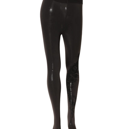 Dolce & Gabbana Black Nylon Tights Stocking Pantyhose Women Socks