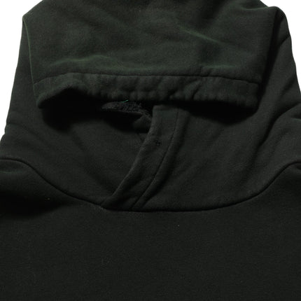 Dolce & Gabbana Black Cotton Hooded Men Sweatshirt Sweater