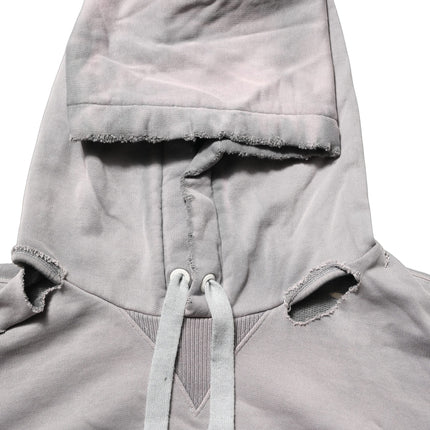 Dolce & Gabbana Gray Graphic Hooded Sweatshirt Men Sweater