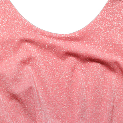 Dolce & Gabbana Coral Pink Pleated Sleeveless Max Dress