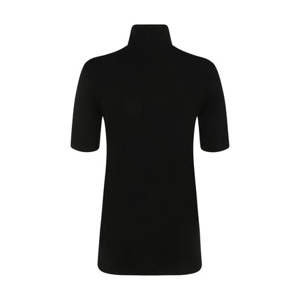 Wolford Black Cotton T-Shirt