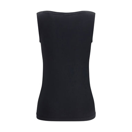 Wolford Black Modal Sleeveles T-Shirt
