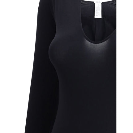 Wolford Black Polyamide Bodysuit