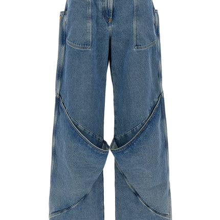 The Attico Blue Cotton Jeans Denim