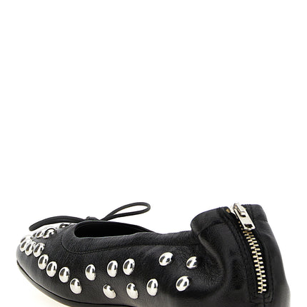 Golden Goose Black Lamb Leather Ballet Flats