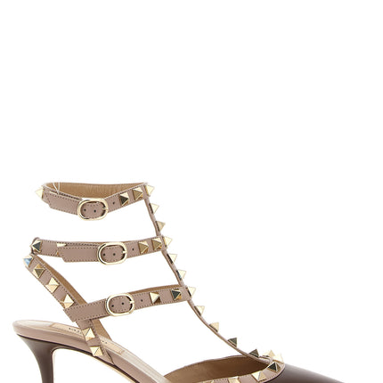 Valentino Garavani Multicolor Lamb Leather Mid Heel Pumps