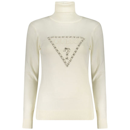 Guess Jeans Bianco Viscosa Donna Maglia