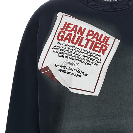 Jean Paul Gaultier Blue Cotton Sweatshirt