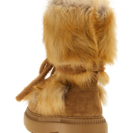 Fendi Multicolor Calfskin Flat Boots