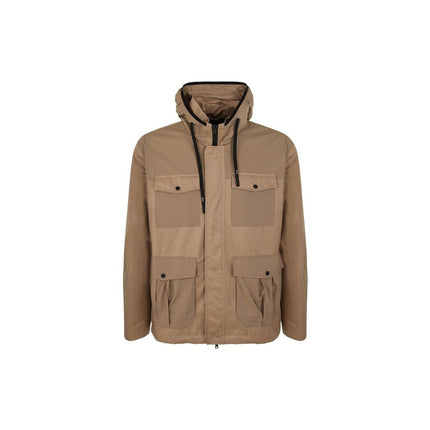 Herno Brown Cotton Shell Jacket