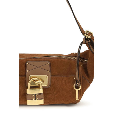 Chloé Brown Calf Leather Bos Taurus Shoulder Bag