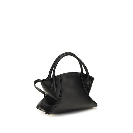 Balmain Black Calf Leather Bos Taurus Handbag