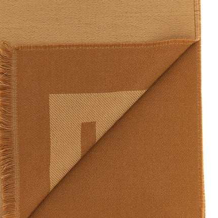 Fendi Brown Virgin Wool Foulard