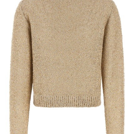 Brunello Cucinelli Gold Linen Cardigan