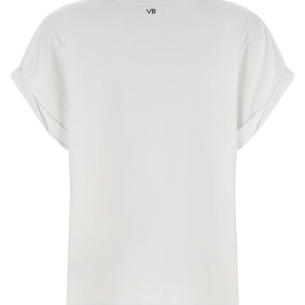 Victoria Beckham White Cotton T-Shirt