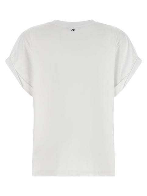 Victoria Beckham White Cotton T-Shirt