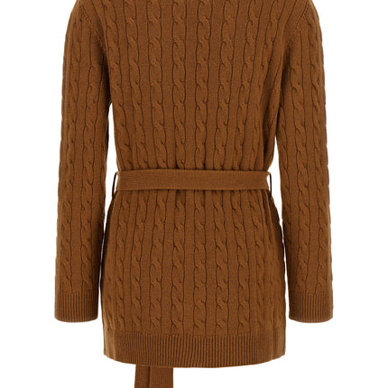 Valentino Garavani Brown Cashmere Cardigan